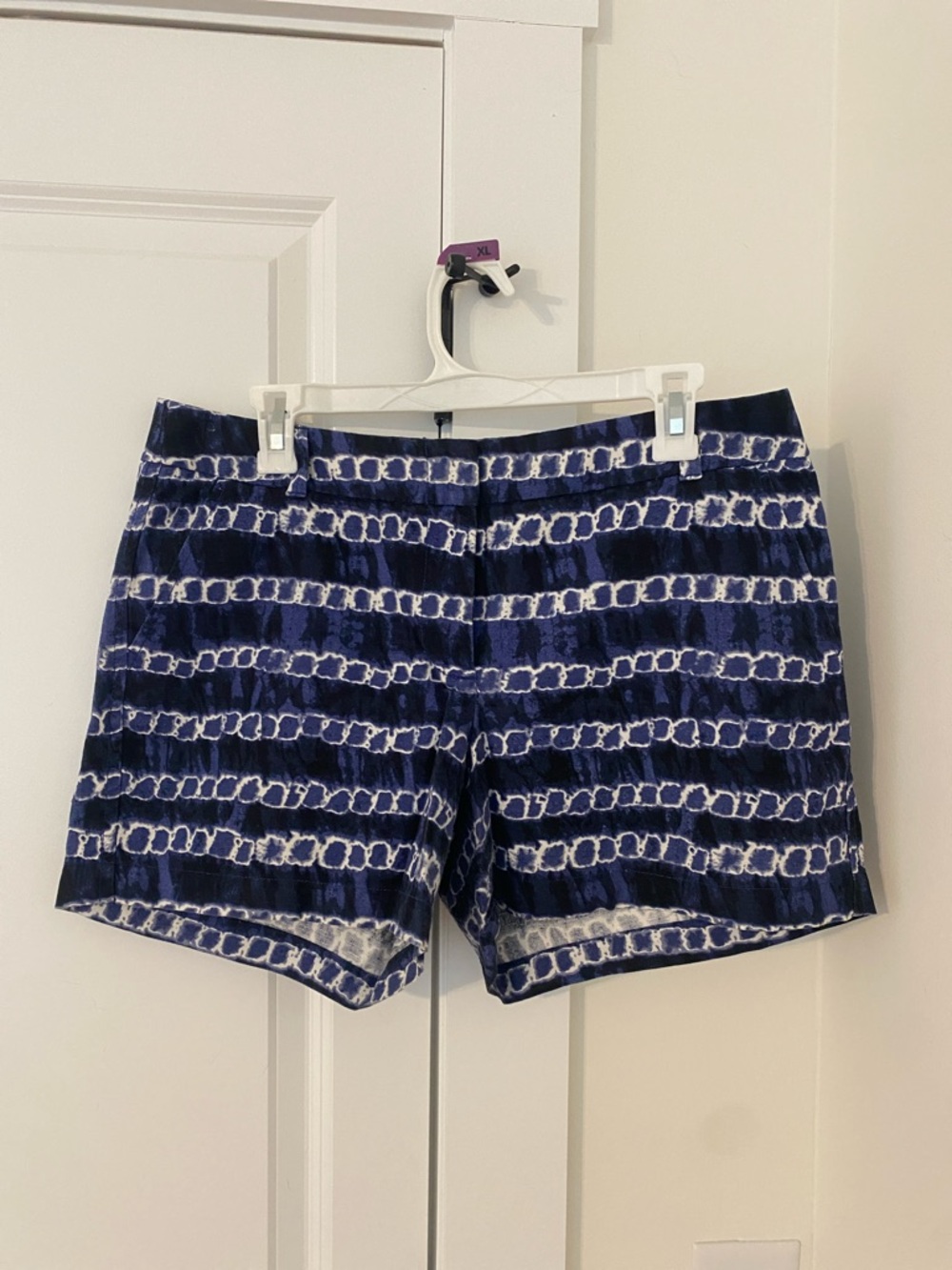 Navy Patterned J. Crew Women’s Shorts